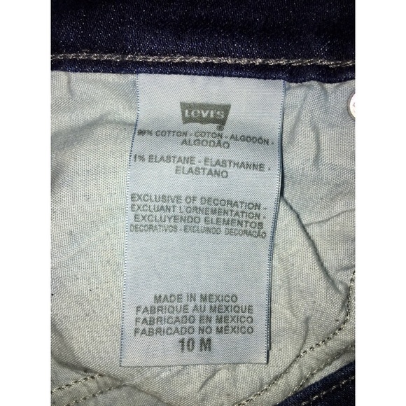 Levi’s Mid-Rise Skinny - Darkwash - Picture 4 of 7